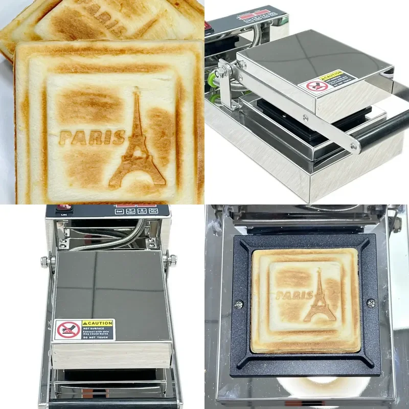 for Guangzhou First Flying Fang Charter Eiffel Tower Small Grill Pan Sandwich Maker Hot Press Breakfast Machine Electric Cake