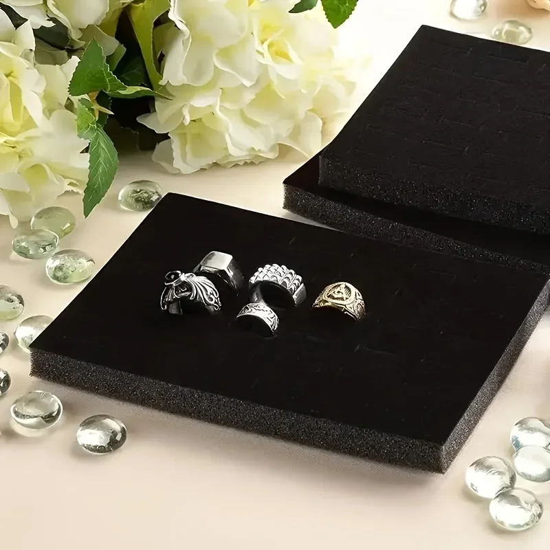 Velvet Jewelry Tray for Displaying Rings, Earrings, Necklaces, and Bracelets, Perfect for Home Decor, New Year Gifts,