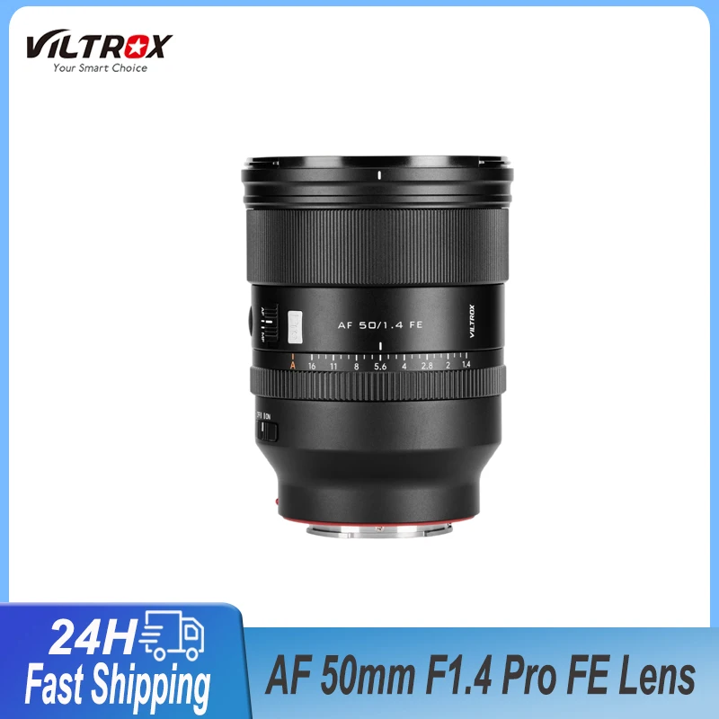 VILTROX AF 50mm F1.4 Pro Full-Frame Camera Lens Auto Focus Large Aperture Ultra Wide Angle For Sony E FE Mounts Cameras