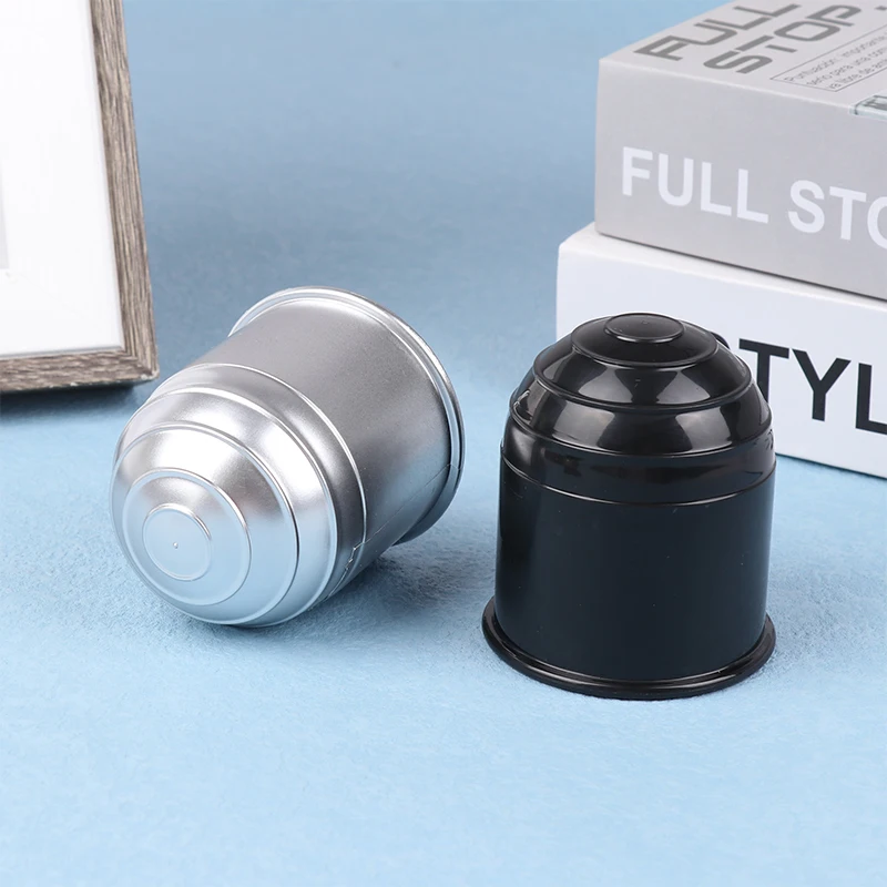 1PCS Car Vehicle Auto Tow Bar Ball Cover 50mm Simplicity Plastic Prevent Grease and Dirt Cap Hitch Caravan Protection Universal view 3