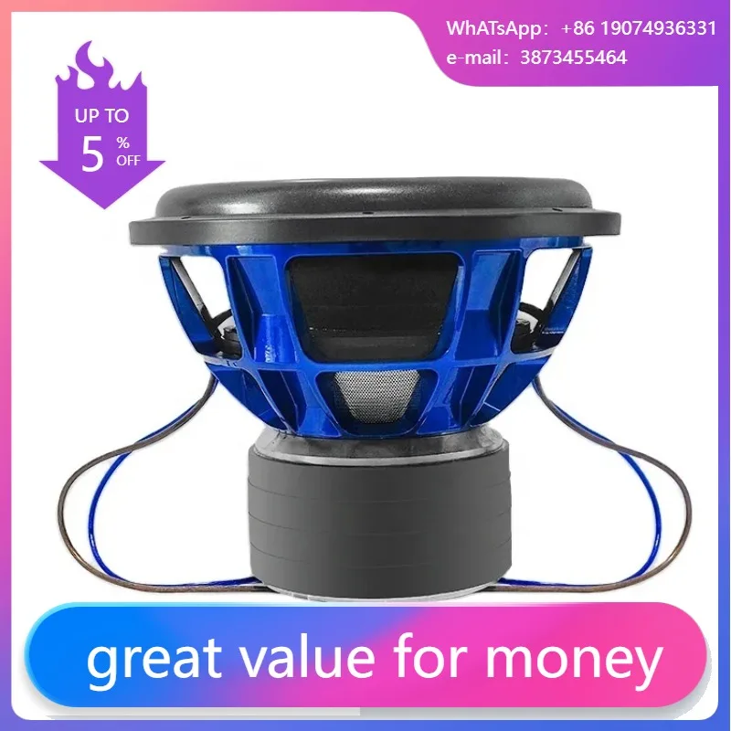 

15 Inch Professional Aluminium Subwoofer Super Power Woofer Speaker 3000W For Car Audio 0515A-3000 CA