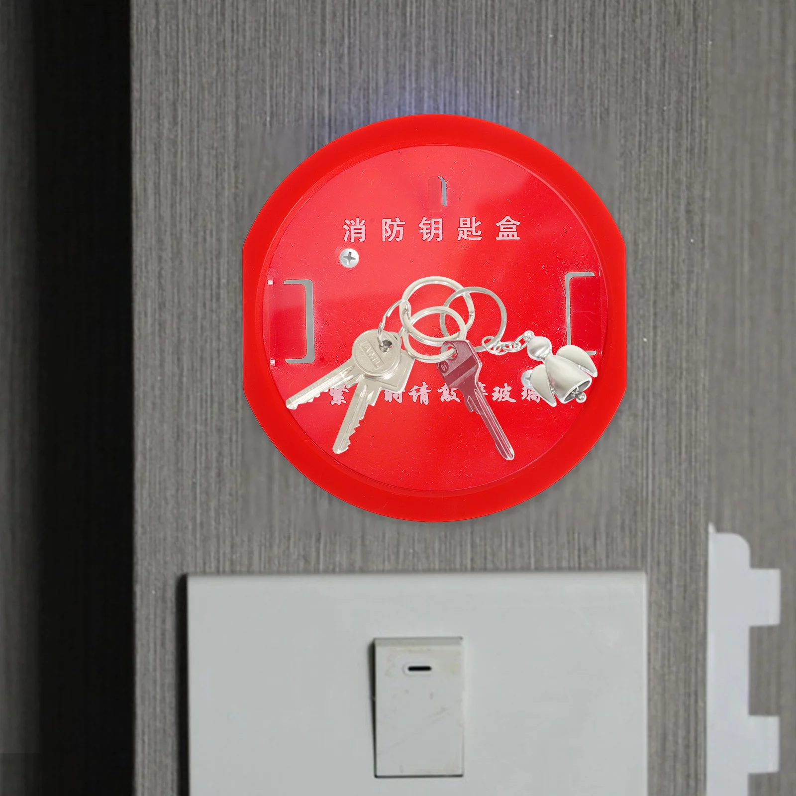 مجموعة واحدة من صندوق قفل أمان الحرائق، حامل مفتاح الطوارئ المثبت على الحائط، بلاستيك متين، وصول آمن للصناعة التجارية السكنية #2
