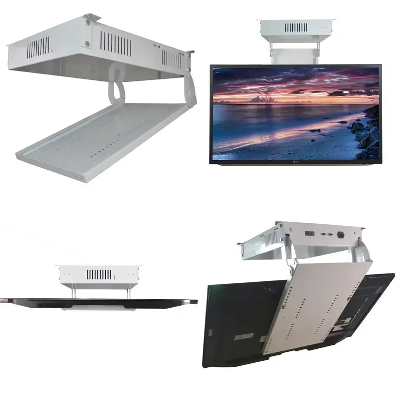 Brand For 75 Inch Ceiling Hidden Tv Mount Brackets Automatic Flip Down Motorized Lift