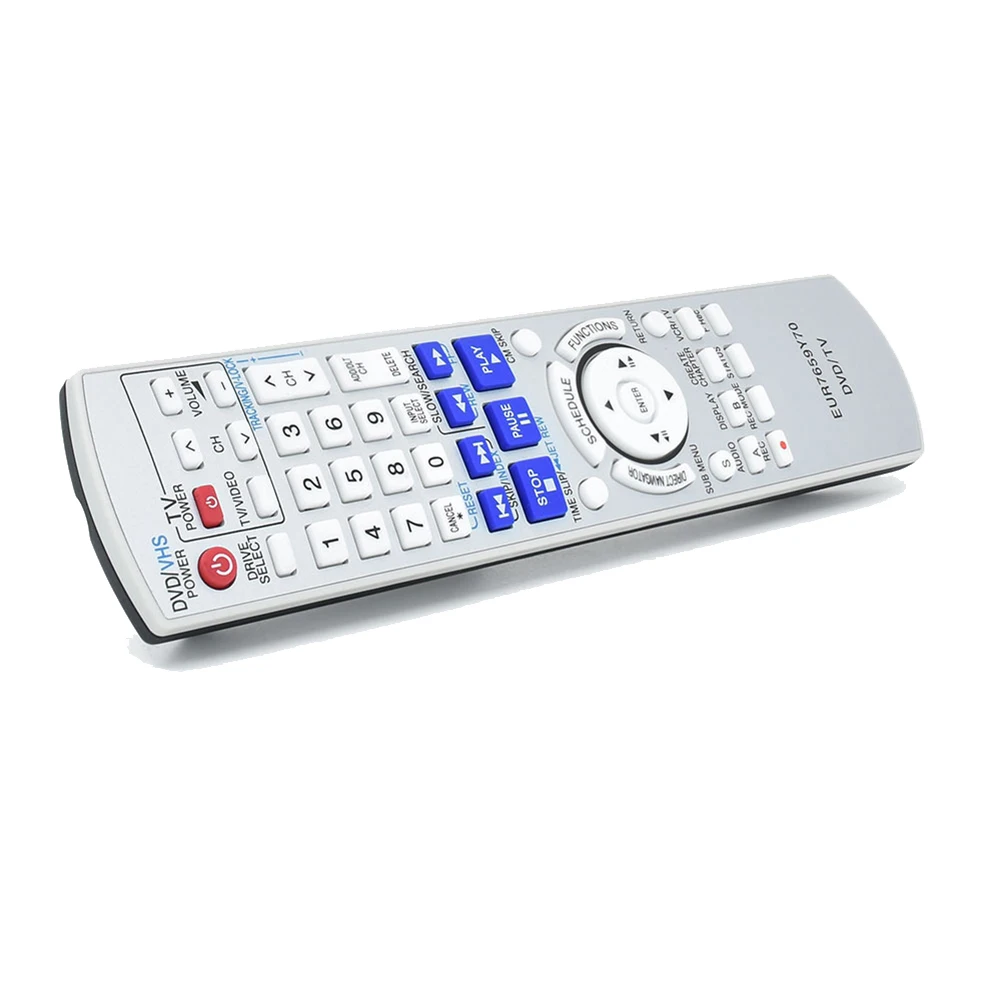 EUR7659Y70 Пульт дистанционного управления для Panasonic TV/DVD Combo DMR-ES35V DMR-ES35VP DMR-ES35VPC DMR-ES3 Запасная часть EUR7659Y70 Пульт дистанционного управления для Panasonic TV/DVD Combo DMR-ES35V DMR-ES35VP DMR-ES35VPC DMR-ES3 Запасная часть
