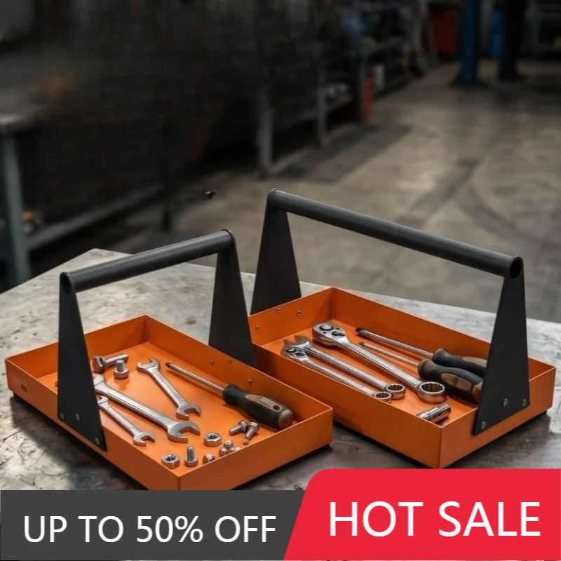 Portable Tool Box Handheld Hardware Tools Boxes Auto Repair Parts Storage Basket Large Capacity Screws Wrenches Organizer Box