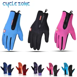 Winter Warme Handschoenen Touchscreen Motorfiets Fietshandschoenen Anti-Slip Buitensport Werk Houden Warm Hardloop Ski Handschoen Voor Mannen Vrouwen