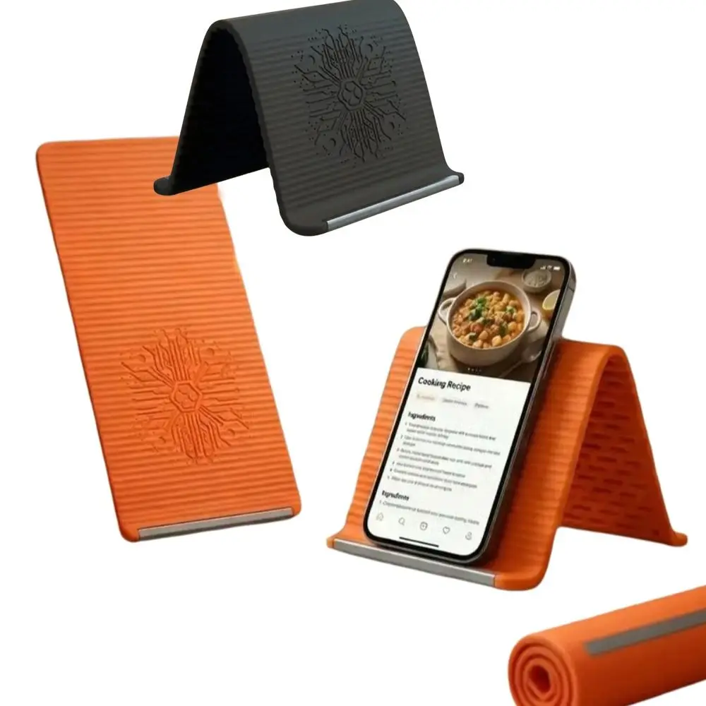 

Multi-Angle Foldable Silicone Phone Holder Portable Bendable Flexible Deformable Silicone Stand Non-Slip Universal