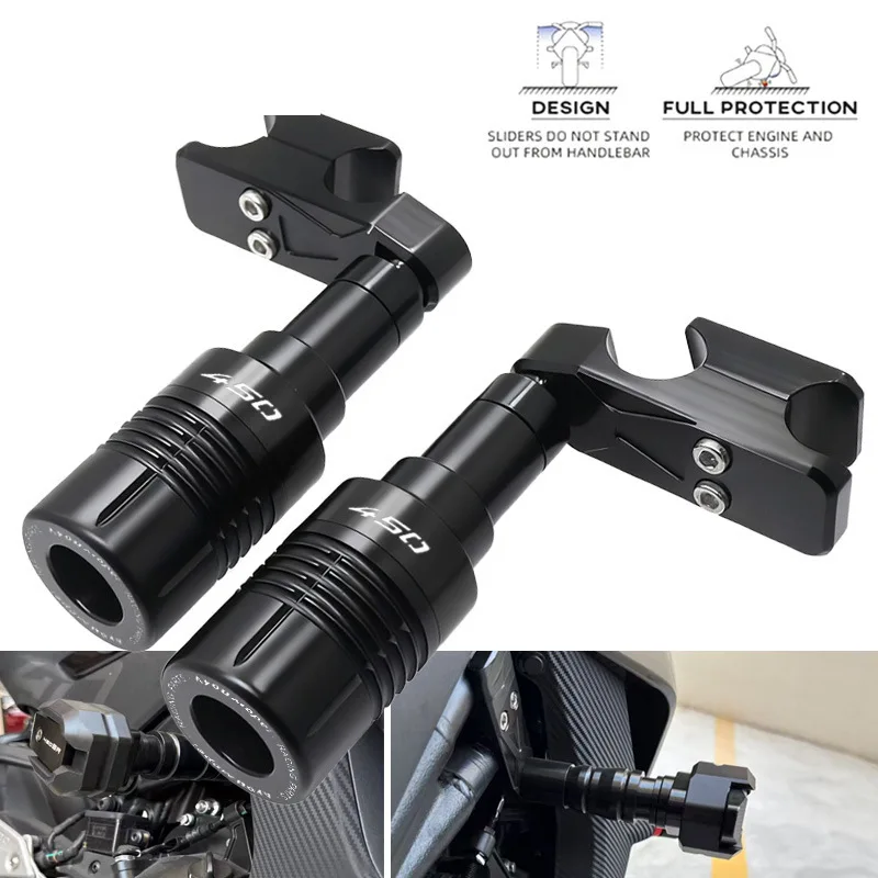 NEW For CFMOTO 450SR 450NK 450SR-S SR450 450 SR NK NK450 Frame Sliders Crash Protector Motorcycle Engine Pad Falling Protection