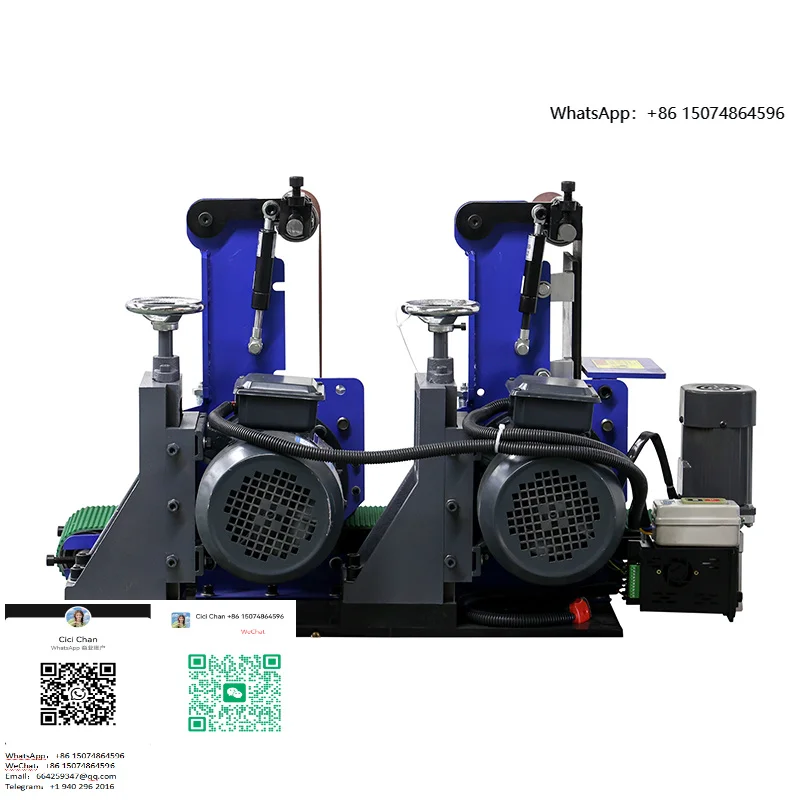 

Double-head 100mm150cm 200mm Wide Small Polishing Machine