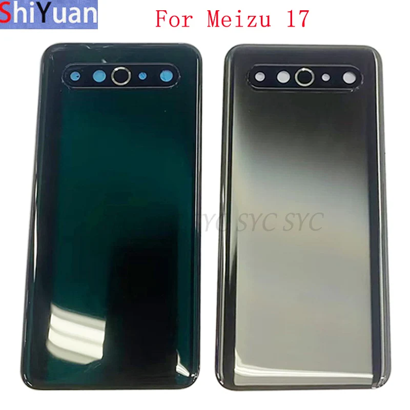 

Original Battery Cover Rear Door Panel Housing Case For Meizu 17 Back Cover with Camera Lens Replacement Parts