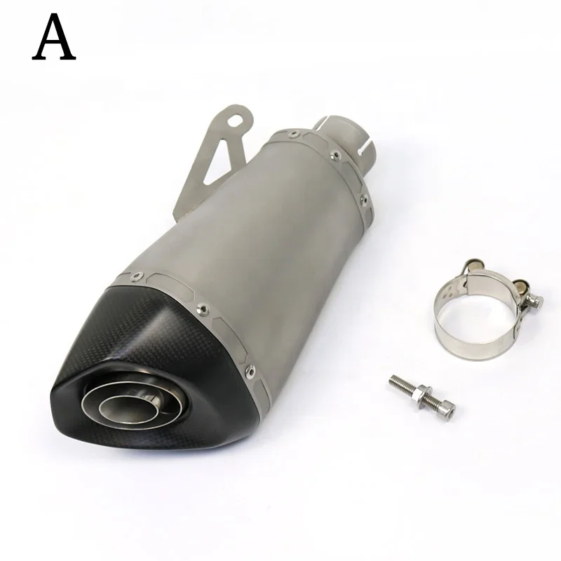 

For S1000R 2010-2016 S1000RR 2010-2014 Motorcycle Exhaust Muffler Carbon Steel With DB KIller Laser E Marking 51mm 60mm