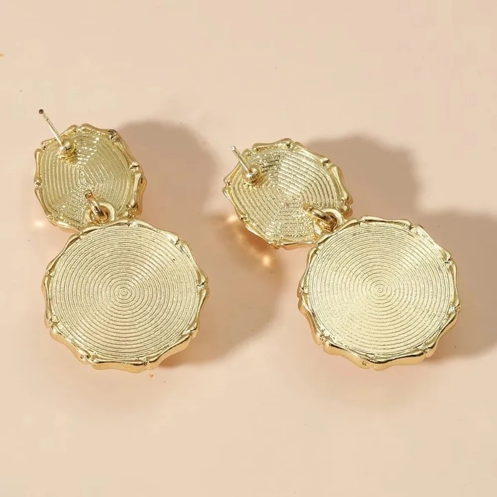 New Candy Color Water Ripple Earrings Resin Elegant Design Oval Drop Earrings Pendant Earrings Jewelry Gifts