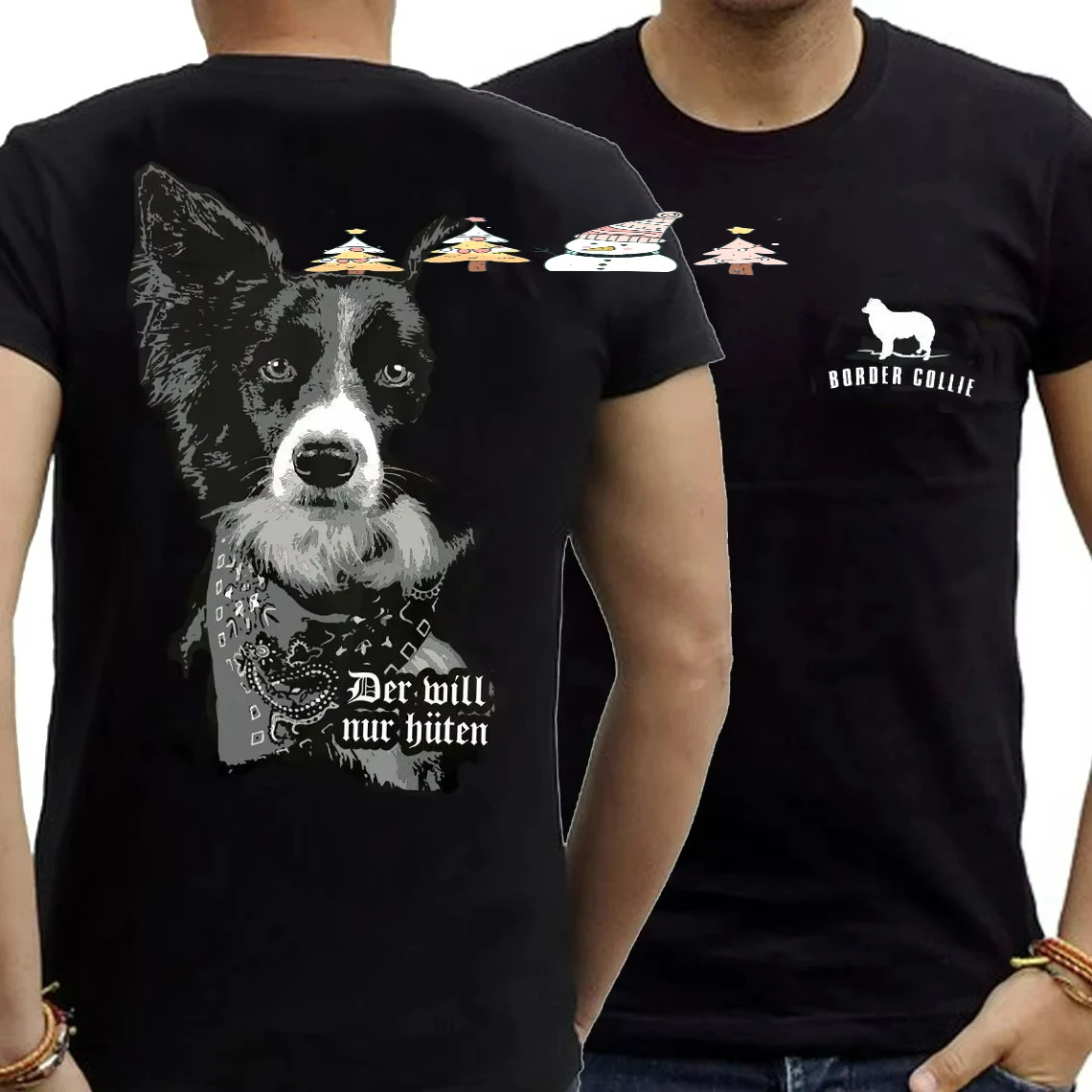 Border Collie Hats Dog Breed Toast Dog Breeding Club Sayings T Shirt New 100% Cotton Short Sleeve O-Neck T-shirt Casual Mens Top