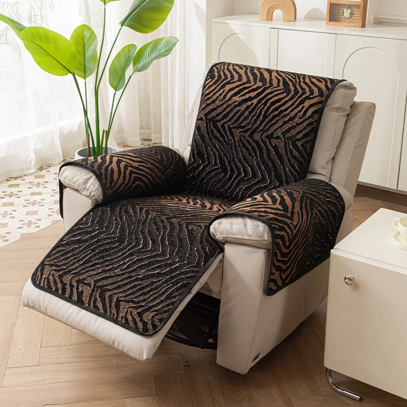 Chenille Sofa Cushion Anti Slip Lazy Massage Chair Sofa Cover Electric Massage Chair Cushion One-piece All-inclusive Dustproof