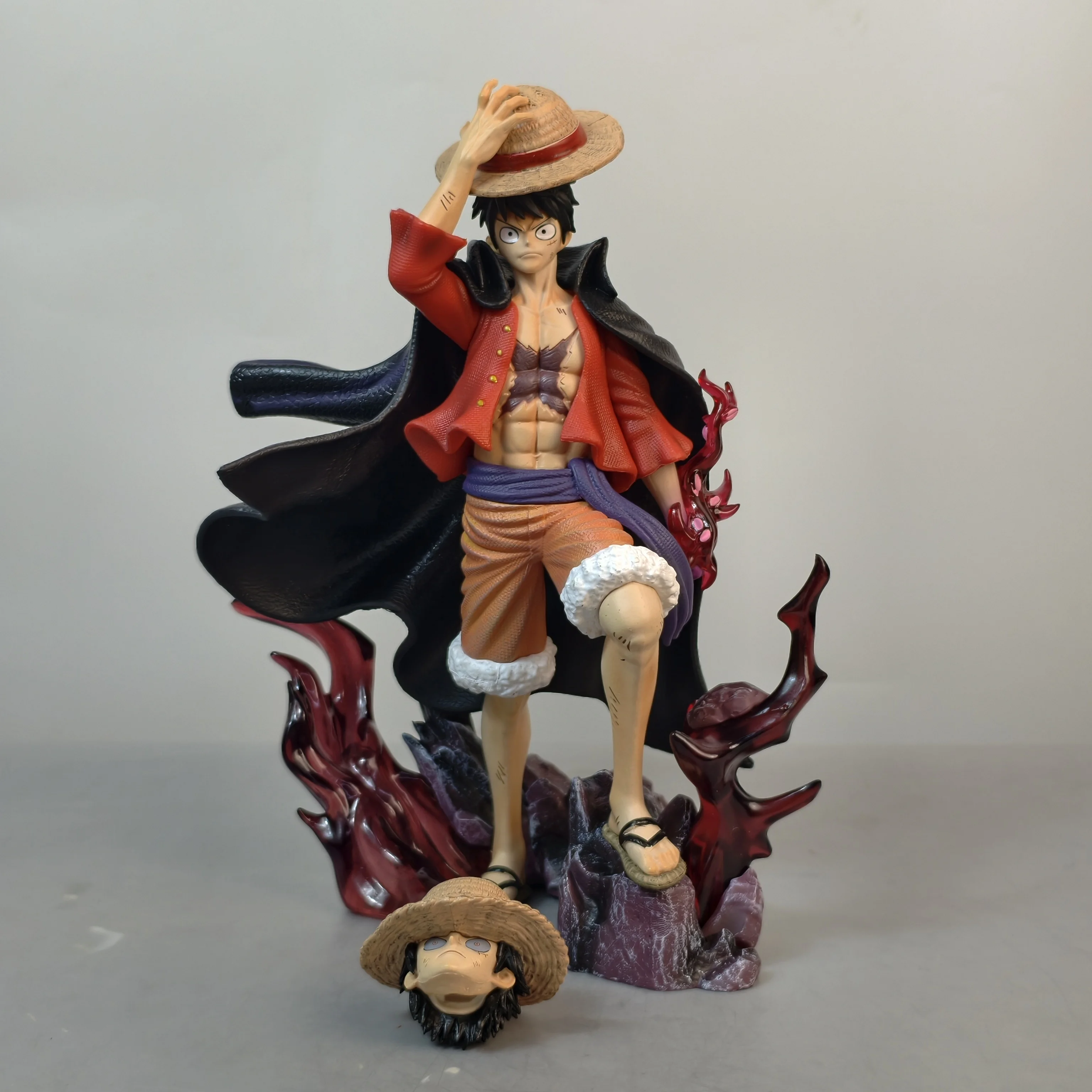 24cm 9.4 inch Anime Monkey D Luffy Action Figures Pvc Statue Desktop Ornamen Collection Statue Model Decoration Room Toys Gifts - view 2