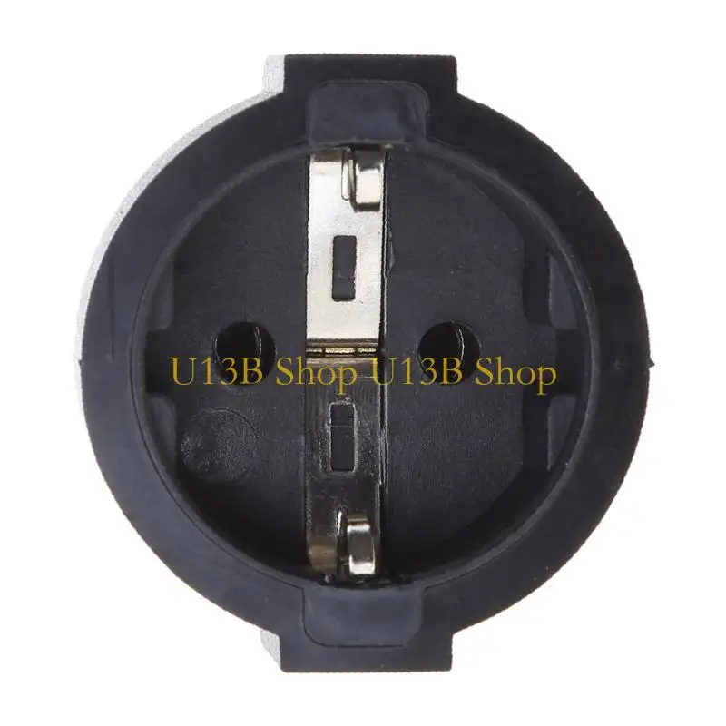 

U13B Travel Converter Швейцарский 3-контактный разъем на 2-контактный разъем ЕС для Германии, Кореи, Франции
