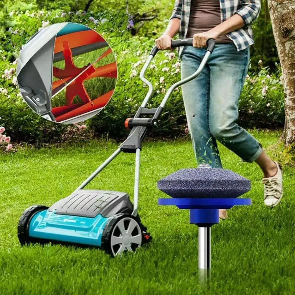 Grinding Stone Electric Knife Sharpener Wind Power Mower Wear Resistant Knife Sharpener Grinding Head Tool