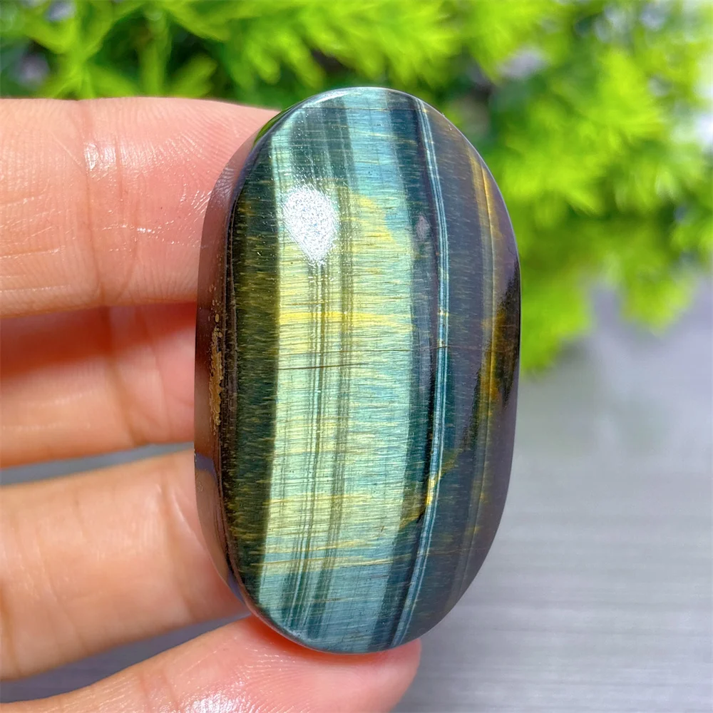 Blue Yellow Tiger Eye Palm Natural Crystal Home Decoration Room Decor Luck Quartz Stone Garden Craft Healing Energy Love Gifts