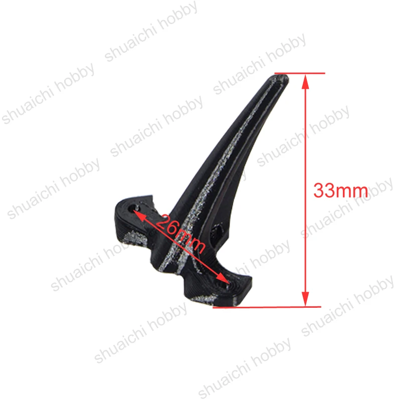 FPV Model Airplane 3D Printing Parts Black Antenna Fixing Seat 40-55 Degree Camera Bracket for 5inch Race Frame BCROW PRO V2 V3