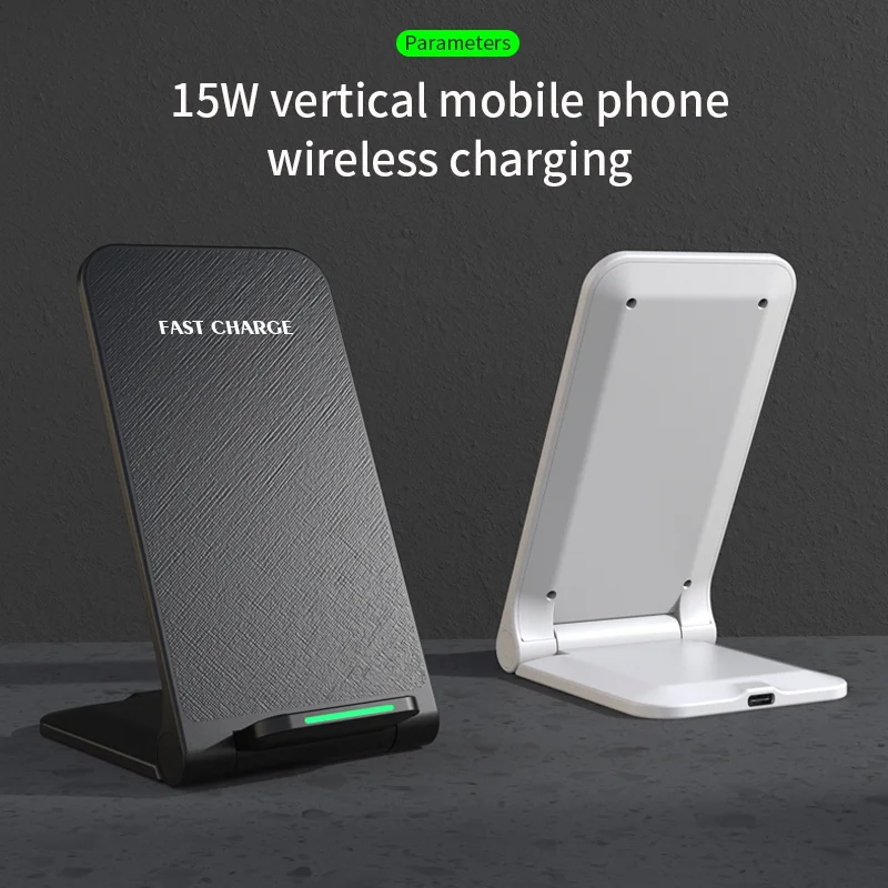 Wireless Charger,15w Wireless Charging Stand,iPhone 15/15 Plus/15 Pro Max/14/13/SE 2022/12/11/X/8,Galaxy S22/S21/S20/S10