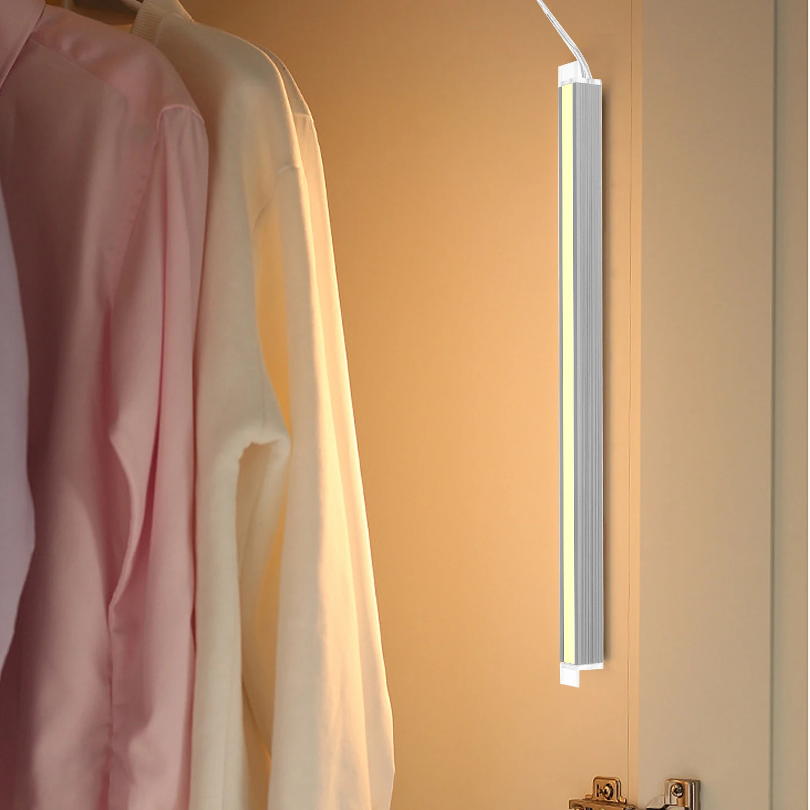

2 Pcs Kitchen Cabinets Light Strip Unit Lights for Shelves LED Lighting under Counter Under-counter Fixtures