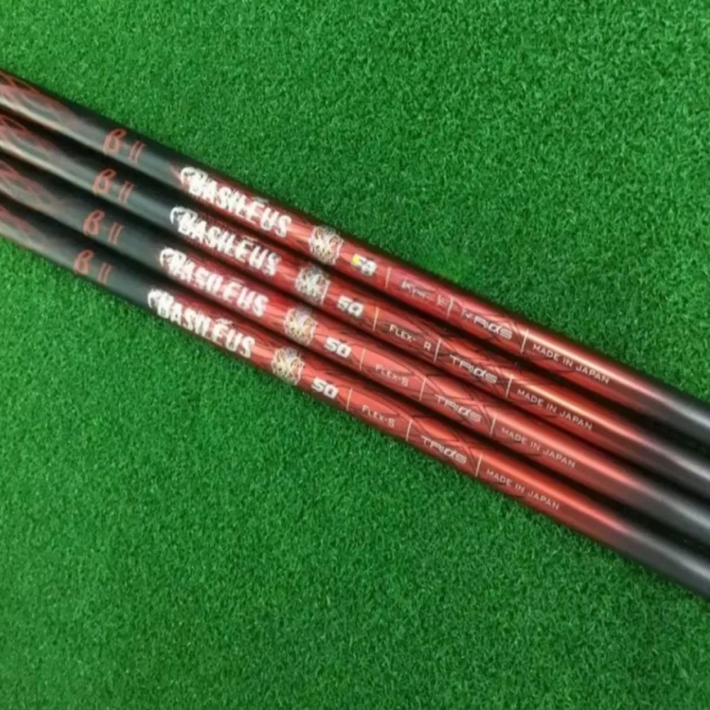 عمود Basileus-Graphite مع ملحقات جولف بأكمام تجميع مجانية، الجيل الثاني، عمود الجرافيت، مهاوي النادي الجديد