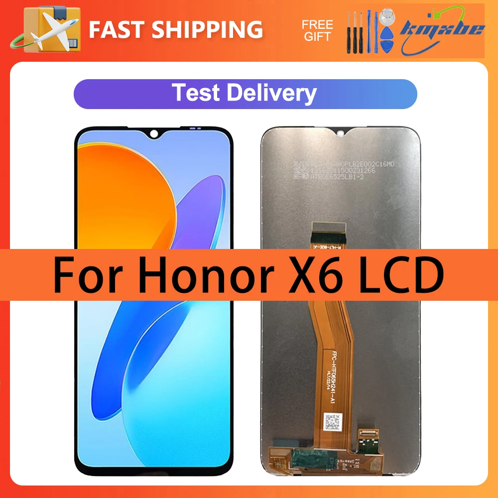 

6.5" LCD For Huawei Honor X6 Display Touch Screen Digitizer Assembly Replacement For X6 2022 VNE-LX1 VNE-LX2 VNE-LX3 Display