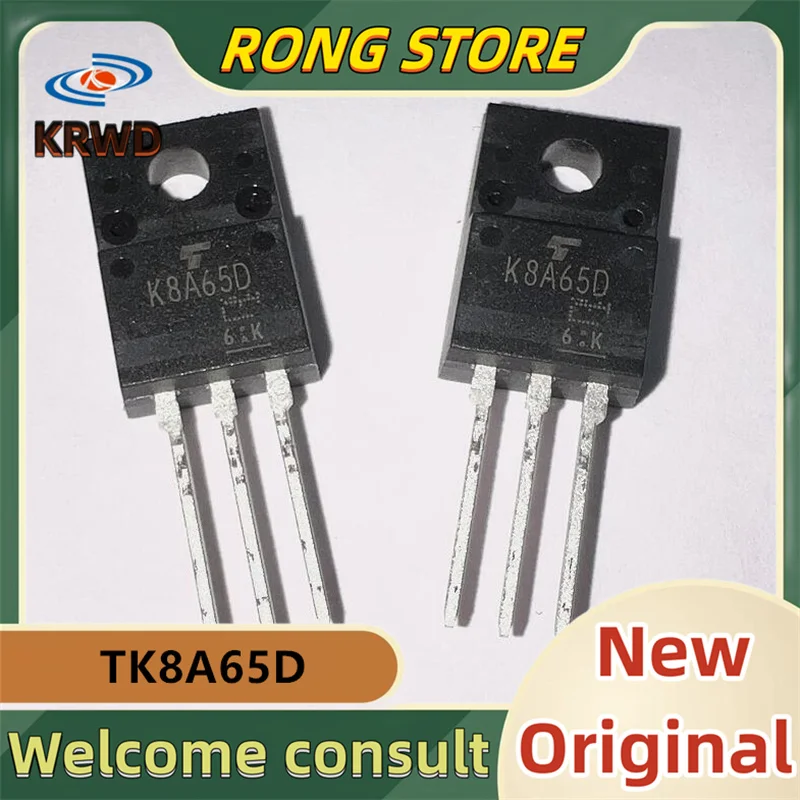 20PCS K8A65D TK8A65 TK8A65D TO-220F  New and Original