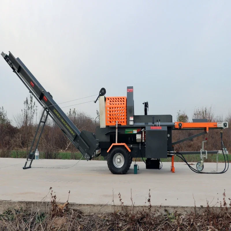 Gasoline Firewood Processor Horizontal timber Log Splitter Firewood Process Log Splitter wood processor firewood machine