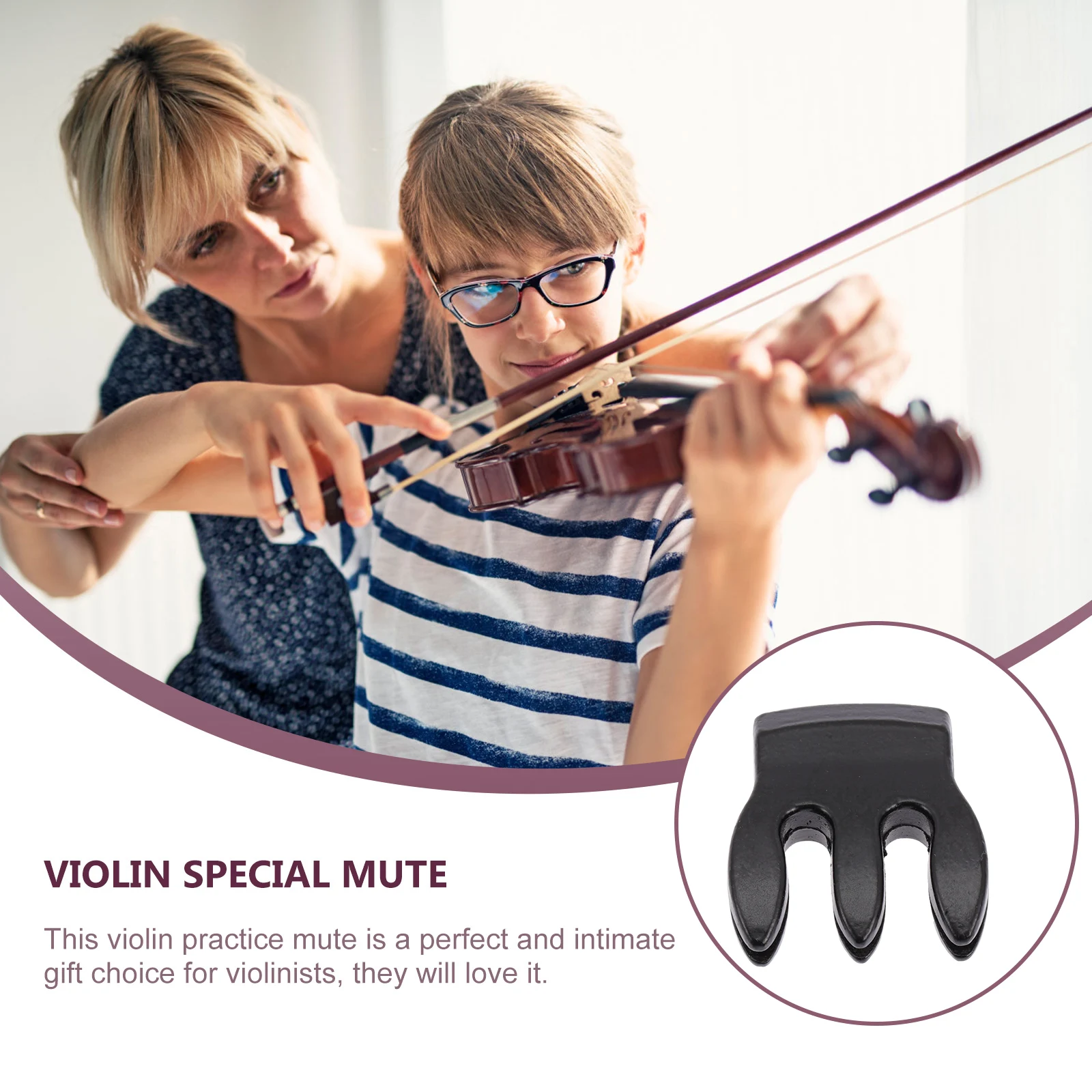

Violin Metal Practice Sordine Mute Soft Sound Reduction Violin Fiddle Practice Accessory Metal Fiddles Silencers