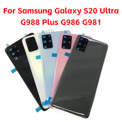 Housing For Samsung Galaxy S20 Ultra G988 Plus G986 G981 Battery Cover Repair Replace Back Door Rear Case  Camera Lens