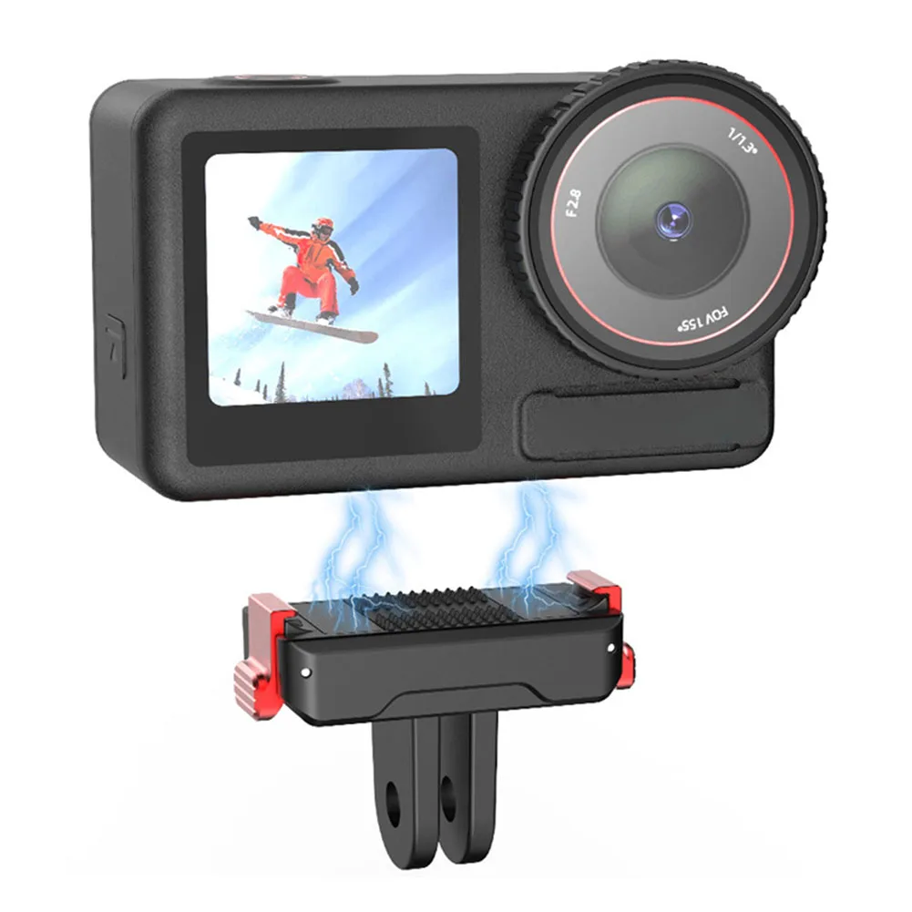

Magnetic Camera Extension Bracket Two Claw Magnet Base Mount Tripod Adapter for DJI Osmo Action 5 Pro/4/3 Camera Accessories