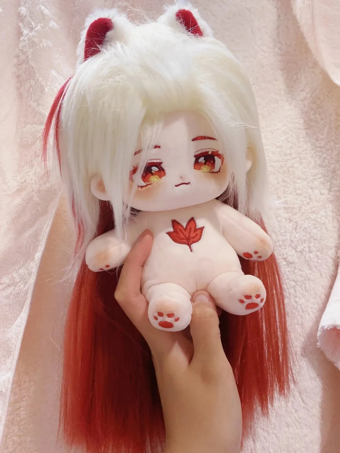 20cm Exquisite Plush Doll Toys Soft Dolls Gaming Peripherals Dress Up Cospslay Anime Stuffed Fluffy Toy Figure Gifts