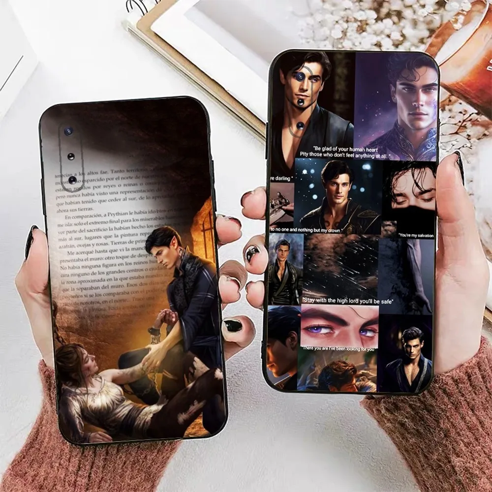 

A Court of Mist and Fury Phone Case For Samsung Galaxy A13,A21s,A22,A31,A32,A52,A53,A71,A80,A91 Soft Black Phone Cover