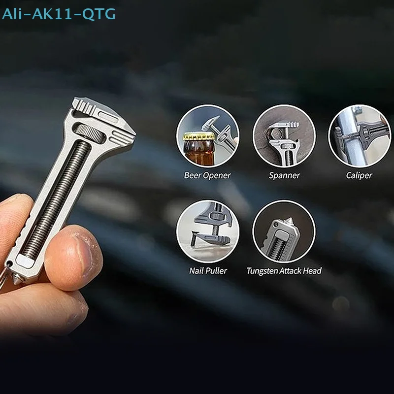 NEW EDC Multi Tool Compact Multitool Portable Tool Key Ring Chain Pocket Cutter Screwdriver Multi Tools Camping Survival Kit