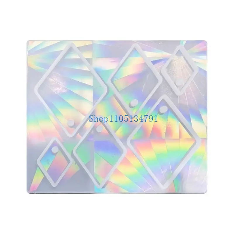 

98 км формы из голографической смолы овальный кулон силиконовая форма для литья эпоксидной смолы DIY Craft