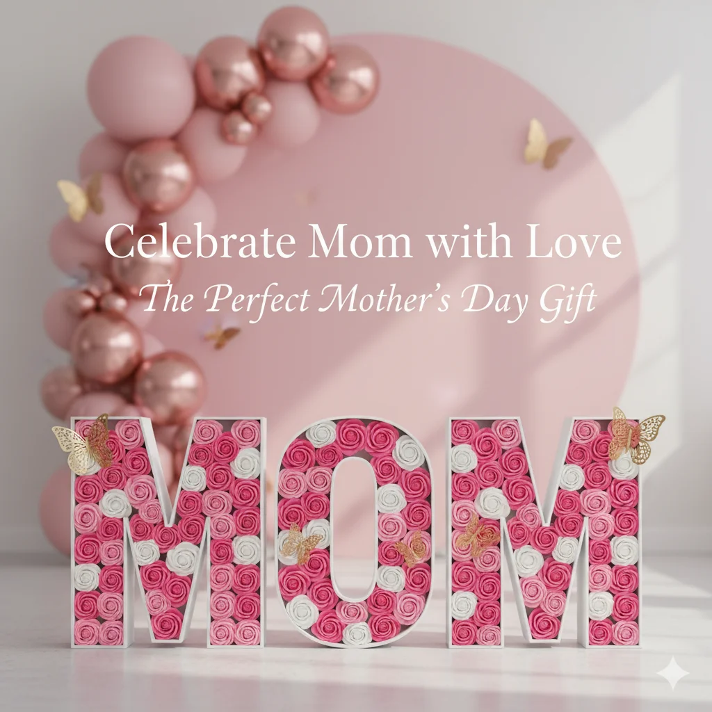 

120CM Giant Led Light Letter for Birthday Party 1st Anniversary Wedding Decor giant led letter for event DIY Balloon Filling Box