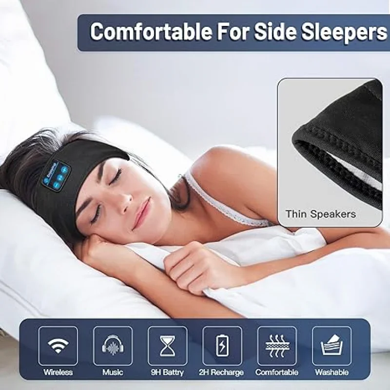 Bluetooth Headband Sleep Headphones 5