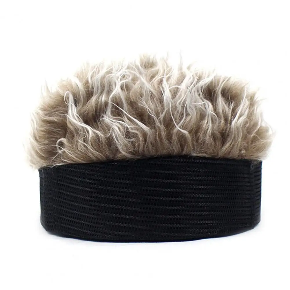 Fake Hair Cap Handsome Male Wig Hat Elastic Baseball Hat With Spiked Wigs Men Women Casual Sun Visor Fake Hair Hat Cosplay Hats