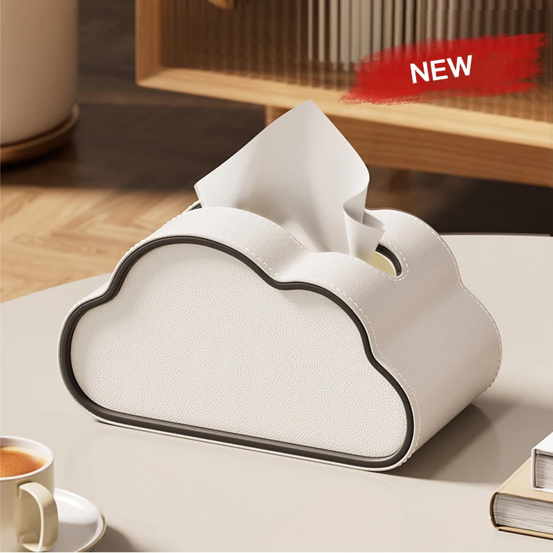 

Leather tissue box, simple high-grade tissue box, light luxury tissue box suitable for living room, bathroom, office, hotel