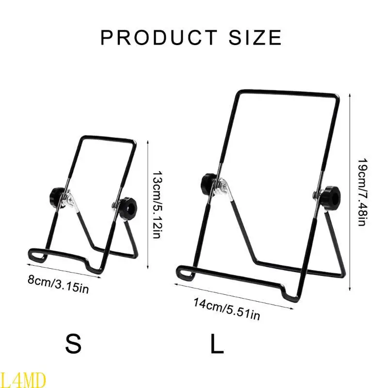 L4MD Aluminium Tablet Stand ergonomic Notebook Risers com múltipla altura Ajuste