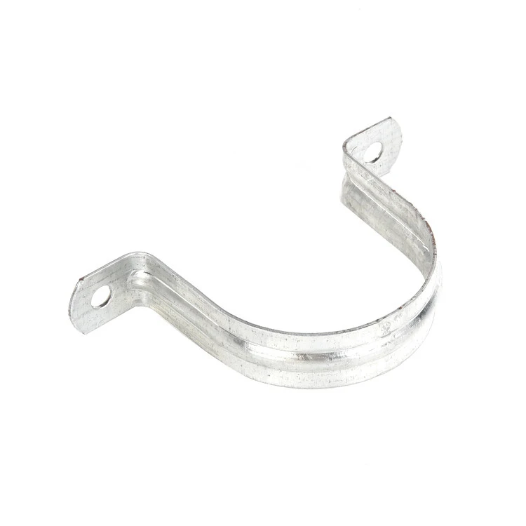 DN20 3/4 Inch Universal Galvanized Two Hole Strap U Type Saddle Hose Clamp for Pipe Clip