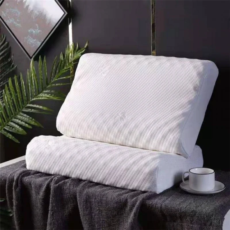 

Natural Latex Neck Pillow Latex Explosive Memory Gift Pillow Thai Children Latex Neck Bedroom Family Memory Foam Pillow