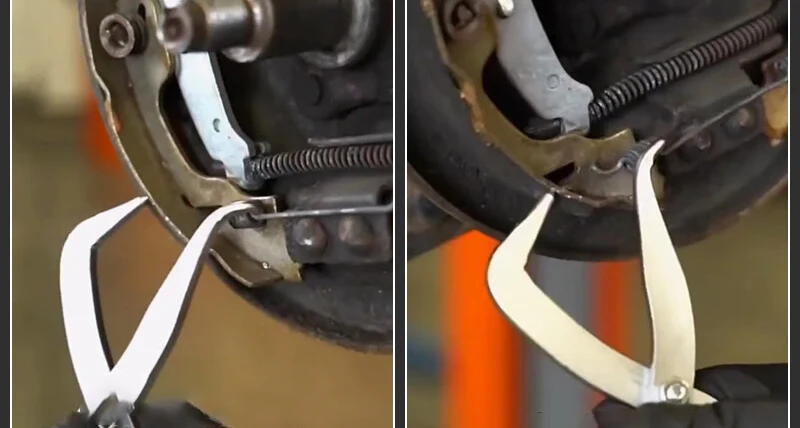 290/330mm Auto Trommel Bremse Frühling Clamp Frühling Entfernung Clamp Zange Auto Reparatur Werkzeug Installer Werkstatt Demontage Hand werkzeuge – Detail 5