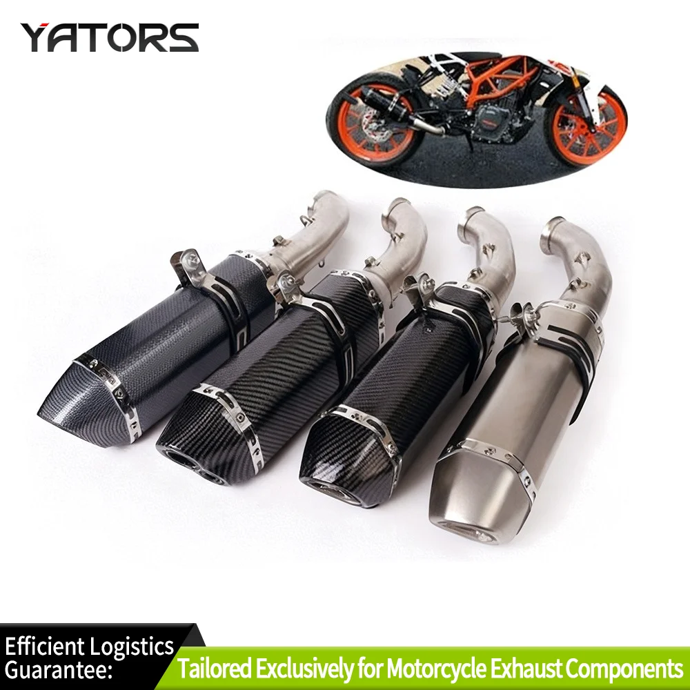 

Exhaust Systems Mid Link Pipe Muffler Modified For DUKE 390 RC390 125 250 2017-20 Exhausts Pipes