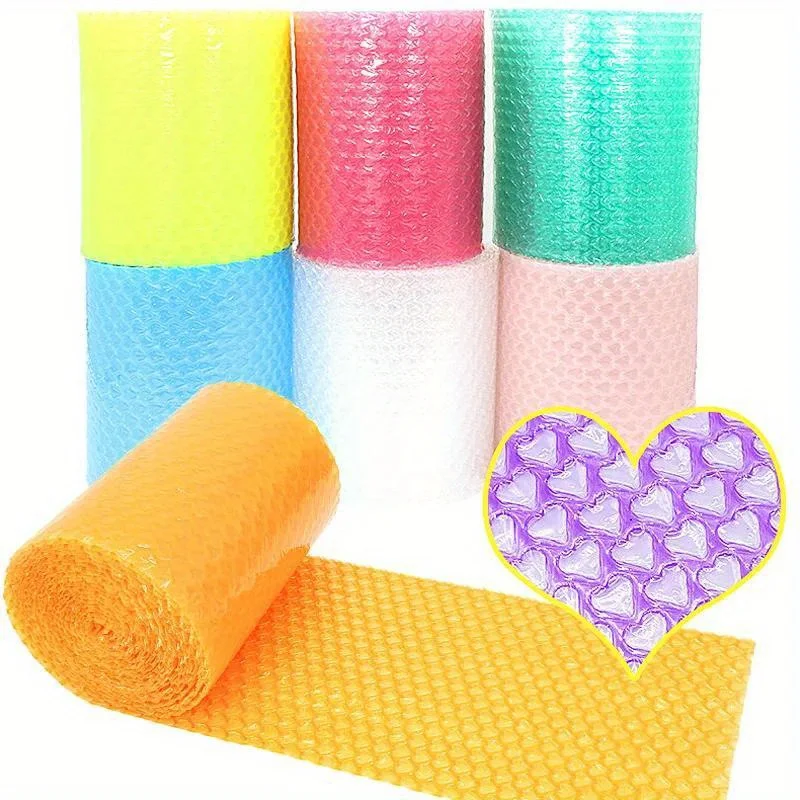 Love Bubble Gift Box Packing Filler Buffer Wrap Roll Party Favorite Anti collision foam Wrap Roll Decoration 20cmx1m