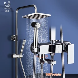 Bathroom Shower Black/Chrome Plated Circular Set Copper Pressure Bathroom Shower Nozzle With Manual Dhower Bathtub Faucet