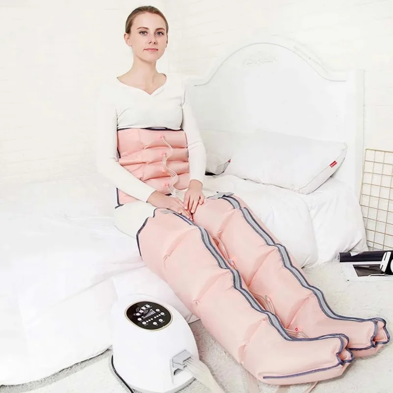 

360° Air Pressure Foot Massager Promotes Muscle Relaxation and Lymphatic Drainage Device