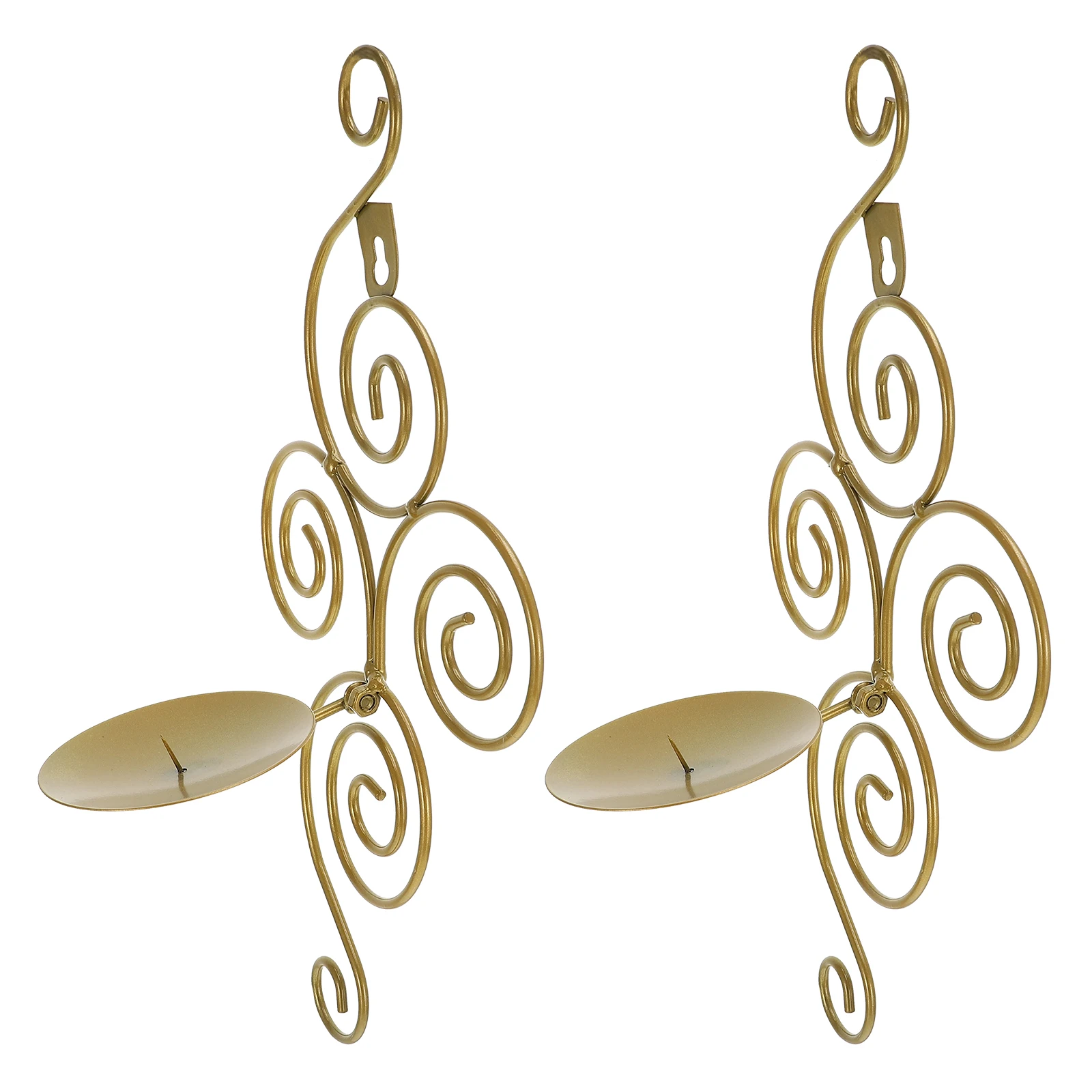 

2Pcs European C Holders Iron C Wall mounted Space saving Home Wall Mounted C Holders Decor C