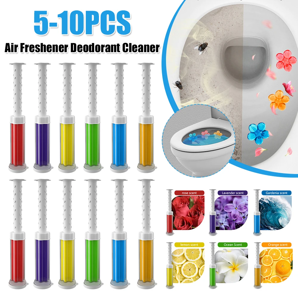 Flower Aromatic Toilet Gel Deodorant Toilet Cleaner Gel Remove Odors Leave Comfortable Smell for Household Cleaning Products